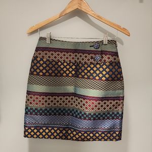 MAEVE Multi-Colour Patterned Skirt via Anthropologie